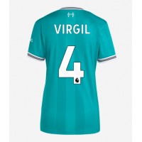 Stroje piłkarskie Liverpool Virgil van Dijk #4 Koszulka Trzeciej dla damskie 2025-26 Krótki Rękaw